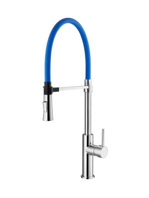 China 2 Spray Mode Magnetic Docking Kitchen Faucet Silicone Hose 360 Rotate Kitchen Tap for sale
