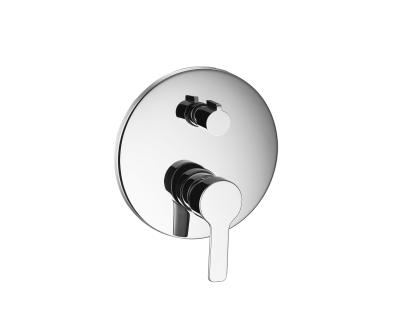 China Rust Resistance Single Lever Wall Mixer Surface Mount Shower Faucet for sale