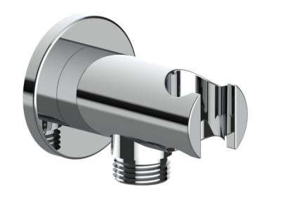 China Anti-Korrosions-Badezimmer-Dusche Ersatzteile Chrom-Finish Brauseschlauch Wandsteckdose zu verkaufen