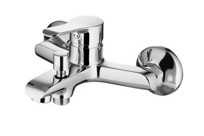 China CONNE Brass Wall Mounted Bath Shower Mixer Tap Easy To Install for sale