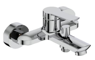 중국 Chrome Finish Brass Bath Mixer Taps Without Shower Head 판매용