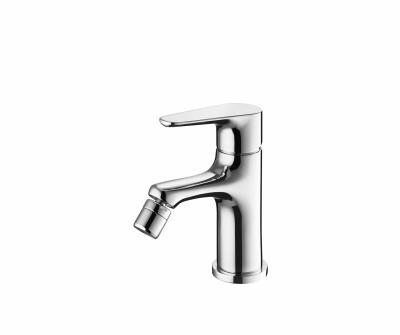 China Bathroom Single Lever Bidet Mixer Tap With Rotating Spout for sale