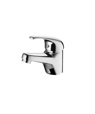 China Bathroom Washbasin Mixer Tap Ceramic Hot / Cold Water Black Easy Installation for sale