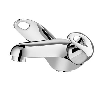China 1bar-5bar pressure Twin Lever Basin Mixer Tap Hot And Cold Faucet leak proof for sale