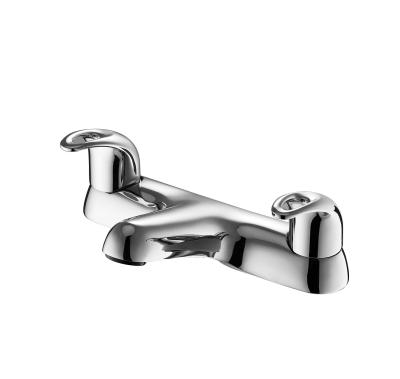 China Contemporary Solid Brass Double Lever Shower Faucet Wear Resisting for sale