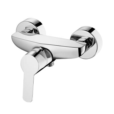 China Shower Mixer Bar Wall Mounted Shower Faucet Single Lever Shower Mixer For Exposed Installation G1/2, Chorme Finished for sale