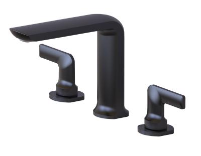 Chine Bathroom Tap in Classic Design, tow Lever Mixer Tap for Countertop Washbasins three hole à vendre