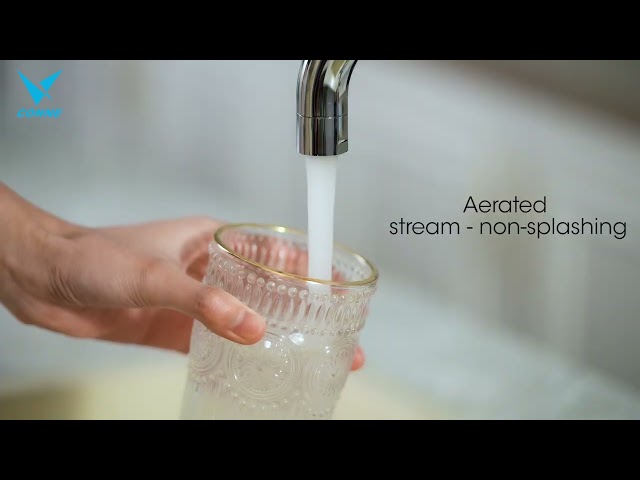 CONNE Sensor Water Faucet Smart Sink Mixer Commercial Touchless Kitchen Tap