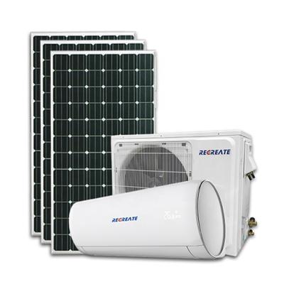 China Low price 12000btu solar power energy saving split air conditioner company solar air conditioner for home en venta