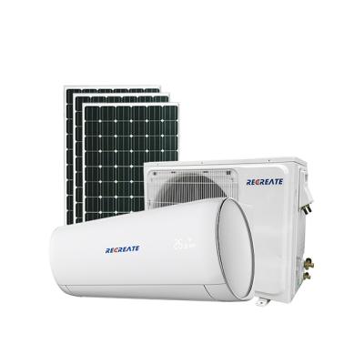 中国 DC 12V energy saving solar air conditioner rv 12000btu split air conditioner 1.5hp/1ton for home 販売のため