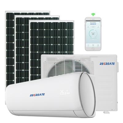 China 100% Solar Air Conditioner 12000btu Acdc Hybrid Solar Powered Hybrid Solar Air Conditioner à venda