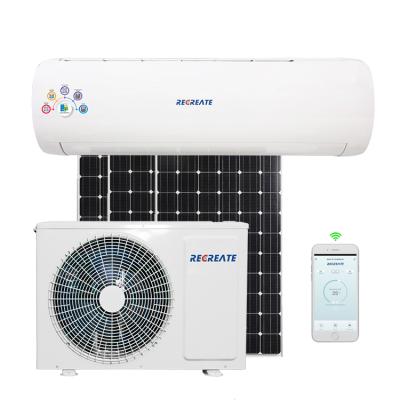 China Manufacturers Energy Saving Solar Wall Air Conditioner Split Solar Air Conditioner 18000btu Off Grid Full House à venda
