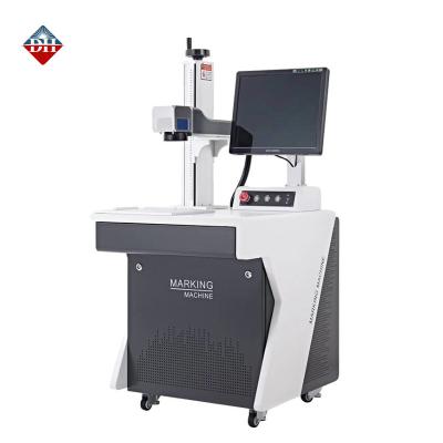 China 50w 20w 30w Fiber Laser Marking Machine For Metal Cabinet for sale
