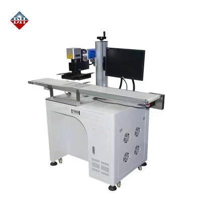 China 20 Watt 50 Watt Glasvezel Laser Markering Machine Vision 20w 30w 50w Te koop
