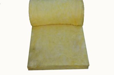 China High Density Glass Wool Blanket / Felt , Wall Insulation Material for sale
