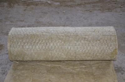 China 3000 - 7000mm Length Rock Wool Blanket Insulation , Fireproof Insulation Blanket for sale