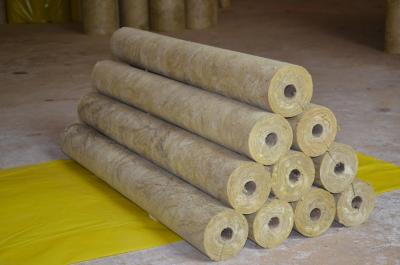 China High Density Rockwool Pipe Insulation for sale