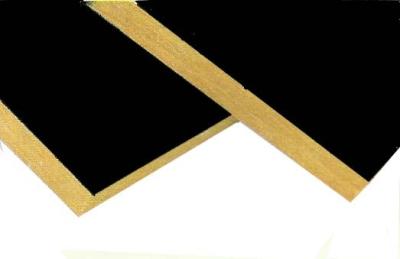 China Soundproofing Rockwool Insulation Board Faced With Black Glass Tissue for sale