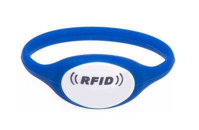 China Access Control Lightweight 125KHz Nfc Silicone Wristbands for sale