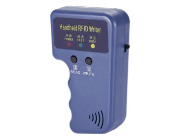 China Plastic Small Handheld 125KHz EM410X RFID Card Reader Writer for sale