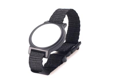 China Schools Nylon Woven NFC 13.56 MHz RFID Wristbands for sale