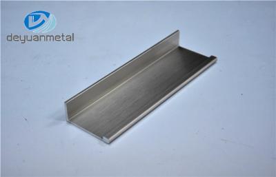 China Decorative Brushing Aluminum Extrusions Profile Corner With GB / 75237-2004 for sale