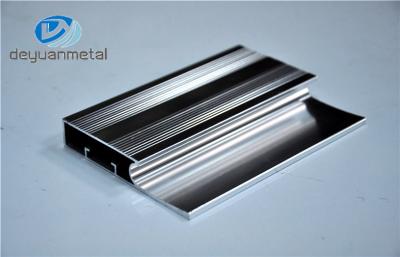 China 6463-T5 Polishing Aluminum Extrusion Profiles Products With Silver Color for sale