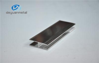 China Spiegel-Oberflächenaluminiumabschnitt-Profil für Duscheinschließungen, Profil Alu H zu verkaufen
