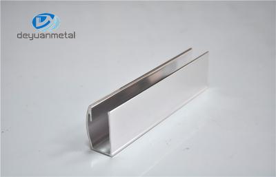China Sliding Shower Door Profiles , Silver Open Style Shower Screen Profiles for sale