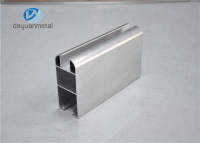 China Grey Powder Coating Aluminium Window Profiles T5 T6 Temper 3m-6m Length for sale
