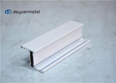 China Berufsstandardaluminiumfenster profiliert das Pulver, das Temperament T5 beschichtet zu verkaufen