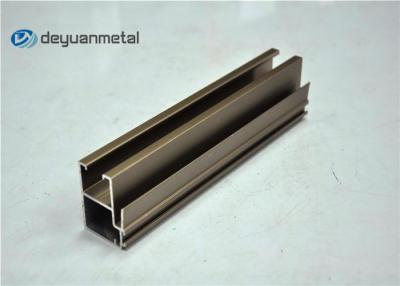 China Champán anodizó los perfiles de aluminio de Shopfront, formas comunes de las protuberancias de aluminio en venta