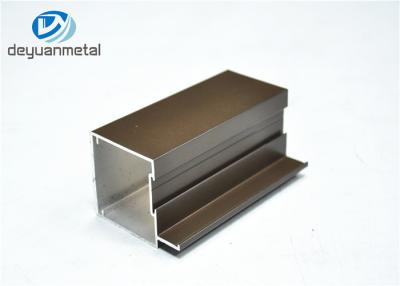 Chine Anodisation naturelle blanche en bronze coulissante en aluminium de profil de K44 R1 45MM à vendre
