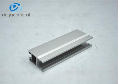 China Customized Shape Silver Aluminium Window Profiles For Office High Strength for sale