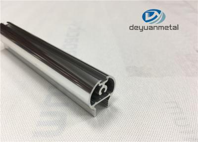 China Customized Polishing Aluminium Shower Profiles Round For Shower Frame for sale
