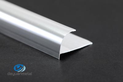 China IQNET Aluminum Edge Tile Trim Decorative Quarter Round Wall Corners Shape Bright Silver Color for sale