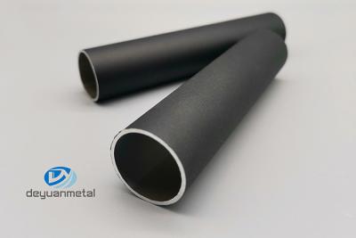 China Black Anodized Aluminum Square Tubing Extruded Alu6063 T5 High Tensile for sale