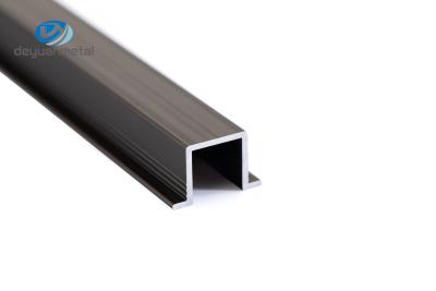 China 2.4m Aluminum U Profiles , Straight Edge U Shape Aluminum Channel ODM Available for sale