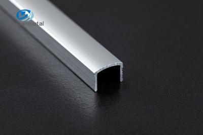China T5 Aluminium U Profile Channel 0.8-1.2mm Thickness Anodised Polished for sale