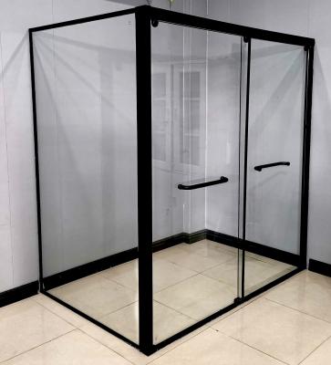Chine 1.0mm Thickness Double Sliding Door With Angle Return Aluminium Shower Profiles à vendre