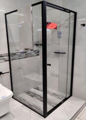 China Aluminum Shower Pivot Door With Return Panel 1M Width 1.9M Height for sale