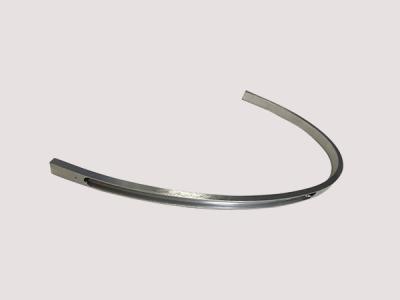 China Round Shape CNC Aluminium Profile / Bending Machine Parts  Silver Color for sale