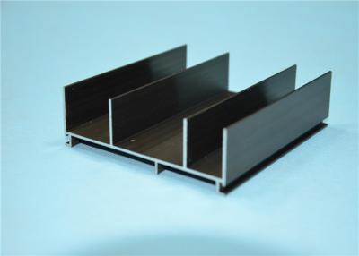 China Custom Extruded Aluminum Shapes 6063 T5 , Bronze Anodised Aluminium Profiles for sale
