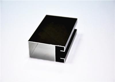 China Black Anodizing 10-15um Casement Window Profiles For Construction for sale