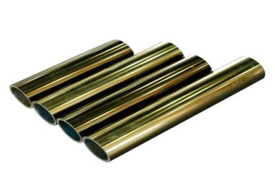 China Polishing Gold and Champagne Aluminium Profile , 6063-T6 Aluminum Tube for sale