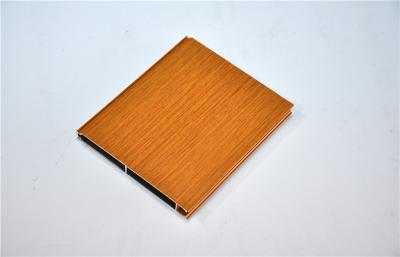 China Wood Grain Aluminium Profiles For Building Furniture , Alloy 6063-T5 for sale