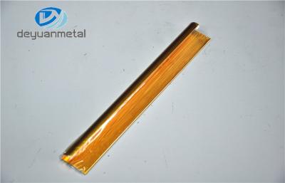 China Perfil de alumínio de lustro de 6060 extrusões do ouro T5 para a tira GB/75237 do assoalho à venda