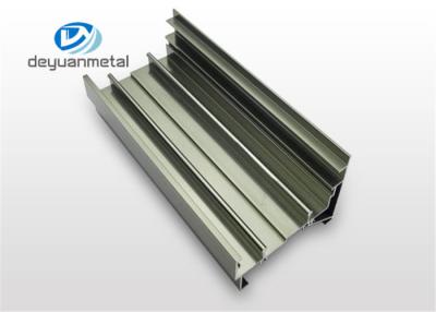 China Customized  Silver Polishing  Aluminum Extrusion Profile For Floor Strip 6060-T5 / T6 for sale
