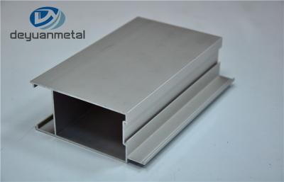 China Standard Silver Anodizing Aluminum Extrusion Profile For Doors 6063/T5 for sale