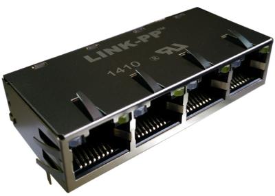 Chine 0826-1C4T-23 Étiquette- de Magjack de gigabit de port de LAN Rj-45 du Multi-port RJ45 1x4 à vendre